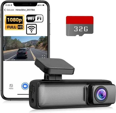 Obrázok produktu pre Autokamera s rozlíšením Full HD a nočným videním – duálna kamera – širokouhlý objektív – snímač pohybu – parkovací režim – cyklické nahrávanie