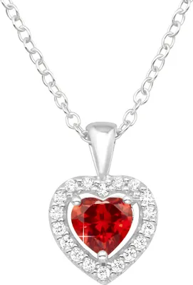 Produktbild von Kette Herz Zirkonia: 925 Silber Halskette