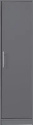 Produktbild von Regalschrank 50x190x56 cm SMART SR3 Schrank 1 Türen Halbschrank Kleiderschrank Anthrazit