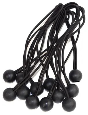 Produktbild von Gummispanner Expanderkugeln mit Schlaufe 21 cm 12Stück Kunststoffkugel