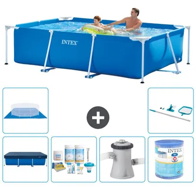 Produktbild von Rechteckiger Frame Pool - 260x160x65 cm - 7-teilig S40116