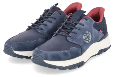 Image de Baskets basses Bugatti pour homme, couleur bleu, en textile et synthétique, taille 44