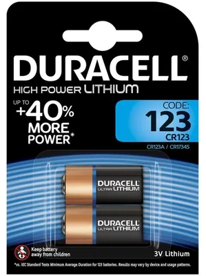 Obrázok produktu pre Duracell Ultra 123 BG2 jednorazová batéria CR123A Lithium