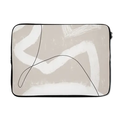 Produktbild von MuchoWow® Laptop Hülle 14 ZollLinie - Abstrakt - Design Laptoptasche - Laptoptasche - Stoßsicher - Schutzhaube