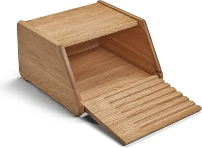 Produktbild von BREKA Brotkasten mit abnehmbarem Deckel Eiche klein