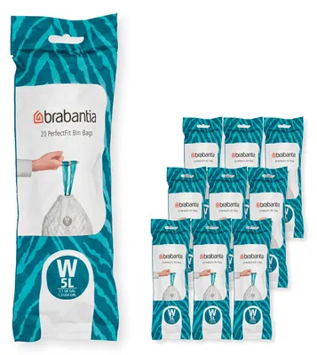 Produktbild von Brabantia 137884, 5 l, Weiß, Kunststoff, China, 340 mm, 295 mm