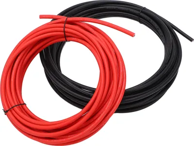 Obrázek produktu pro 2 ks solární panel drát XLPE pouzdro pocínované mědi duální izolace teplotní odpor solární PV kabel 6mm2 20m/65.6ft (10m/32.8ft každý)