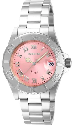 Obrázok produktu pre Invicta Angel 14360 Dámske Hodinky - Quartz Hnutie - Nerezová Oceľ s Růžovým Ciferníkom - 40 mm