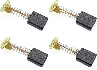 Productafbeelding van Koolborstels Elektrisch Gereedschap - Motor Borstels Vervanging - Motor Reparatie - Koolstof Koperlegering - 65x135x18mm - Zwart