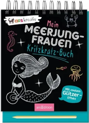 Zdjęcie produktu dla Mein Meerjungfrauen-Kritzkratz-Buch