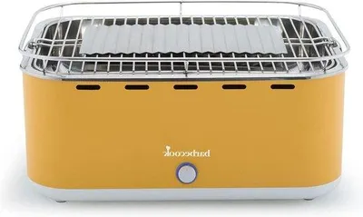 Produktbild von Holzkohle-Grill mit Tragetasche, 44x33x21cm, Gelb, 6 Personen