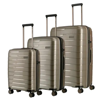 Produktbild von travelite Air Base 4W Trolley L / M Expandable / S Champagner