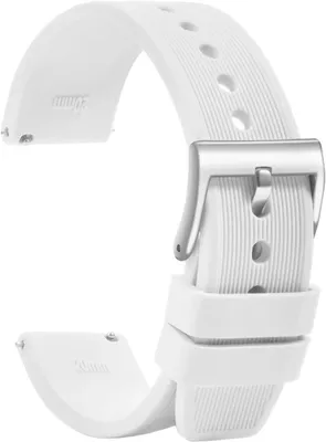 Imagen del producto de Correa de reloj de silicona, suave, de 18 mm/20 mm/22 mm, resistente al agua, correa de repuesto para smartwatch