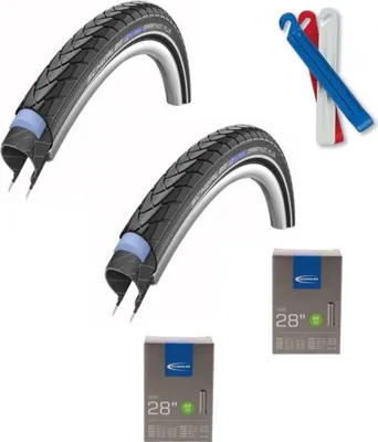 Produktbild von Schwalbe 2x Drahtreifen Marathon Plus 28x1.50 Zoll 40-622 Reflex E-50 2xSchwa...