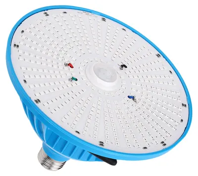 Produktbild von LED-Poolleuchte, 45W, RGB, farbwechselnd, mit Fernbedienung, für eingelassene Schwimmbecken, blaues Gehäuse