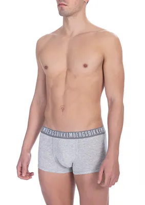 Produktbild von Bikkembergs Boxershorts (2 Pack) – Herren – Baumwolle(Grau XL)