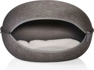 Produktbild von CanadianCat Katzennest, Drinnen, Filz, Anthrazit, 520 mm, 450 mm, 330 mm