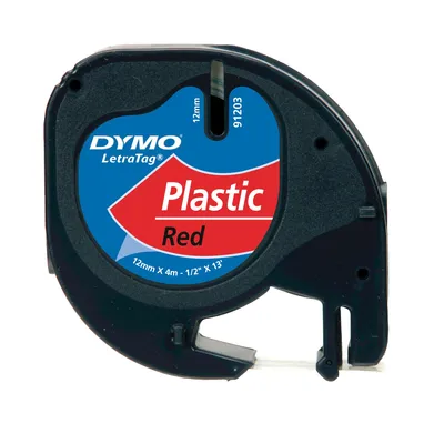 Immagine prodotto di DYMO S0721630 nastro per etichettatrice Nero su rosso