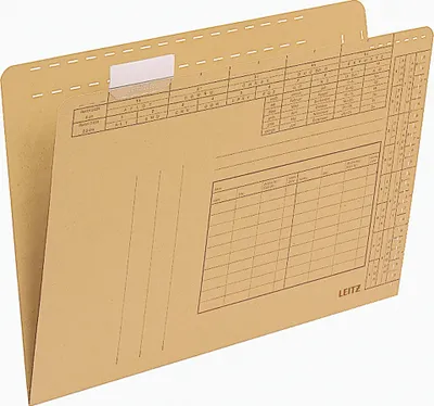 Produktbild von Leitz Einstellmappe 24350000 DIN A4 250g Natronkarton br 100 St./Pack.