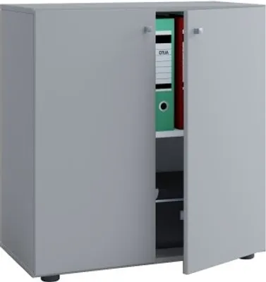 Produktbild von VCM my office Aktenschrank L, 913932 grau 1 Fachboden 70,0 x 40,0 x 74,0 cm