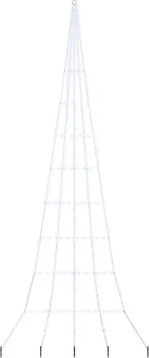Obrázok produktu pre LED Vianočný stromček so zemnými kolíkmi Studená biela 511 cm