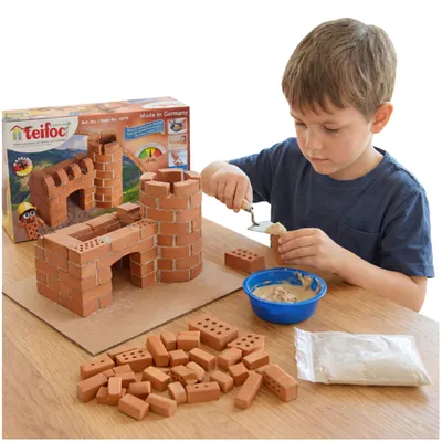 Produktbild von Teifoc Kleines Schloss Baustein-Set Konstruktionsspielzeug für Kinder