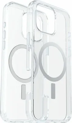 Produktbild von OtterBox Symmetry Series Clear Hülle für Apple iPhone 16 Pro Max Smartphone - Durchsichtig - 1 Paket - Polybeutel - Transparent - Sturzsicher - Polycarbonat, Thermoplastisches Elastomer, Plastik - Kann drahtlos geladen werden