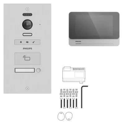 Produktbild von Gegensprechanlage für 1 Wohnung/Büro – Philips WelcomeHive Pro 2