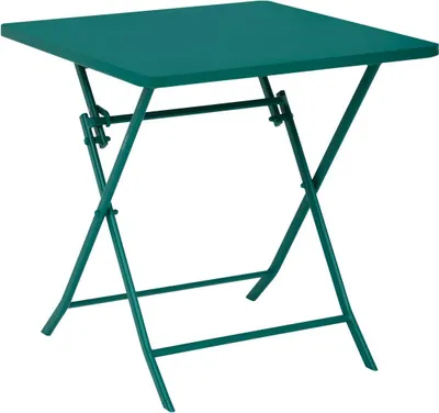 Produktbild von Gartentisch 2-sitzer greensboro klappbar 70x70cm opalgrün  - Hespéride