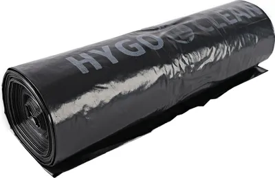 Produktbild von HYGOCLEAN Müllsäcke schwarz 240 Liter aus LDPE 60 my 10 Stück