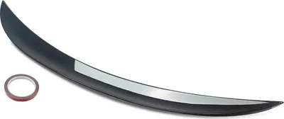 Image de Becquet arrière, compatible avec le véhicule haut de gamme Série 3 E93 Cabriolet, ABS durable, noir brillant