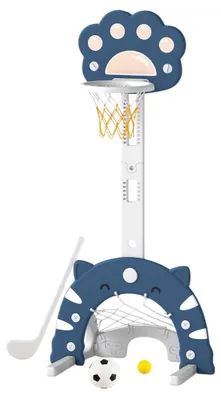 Produktbild von 3-in-1-Sportcenter für Kinder, verstellbarer Basketballkorb