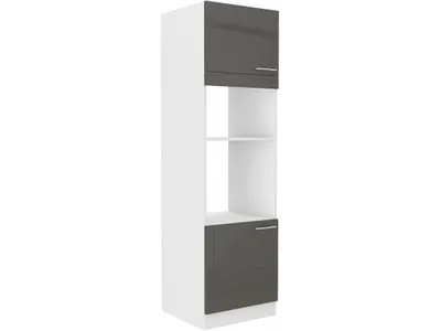 Produktbild von Einbaugeräteschrank LAJLA – Breite 60 cm, Grau/Weiß
