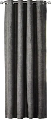 Produktbild von Verdunkelnder Fenstervorhang in Leinenoptik mit Ösen 245 x 140 Grau