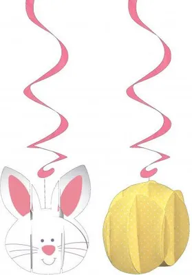 Produktbild von 2 3D Spiralen Girlanden Ostern