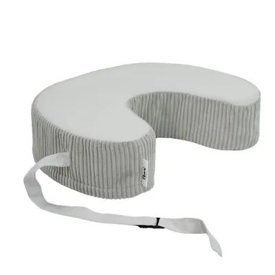 Produktbild von Ergonomisches Stillkissen mit Schaumkern, abnehmbarer waschbarer Bezug, grau