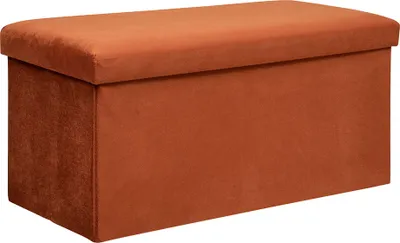 Produktbild von Eazy Living Pouf + Aufbewahrungsbox 76 cm Vienne Orange