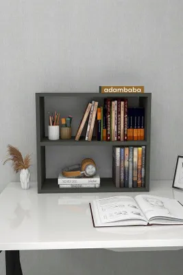 Produktbild von adambaba Multifunktionsregal Tischregal 55,2 x 19,7 x 51,7 cm Anthrazit