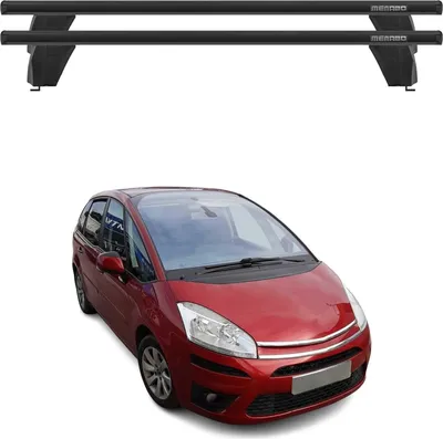Produktbild von OMAC  Menabo Dachträger Grundträger für Citroen C4 Picasso I 2006-2013 Alu Schwarz