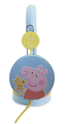 Zdjęcie produktu dla Słuchawki dla dzieci OTL Technologies Peppa Pig - niebieskie, przewodowe, 20-20000 Hz, 3-7 lat