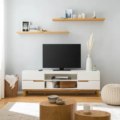 Produktbild von home24 Wandboard - Echtholzfurnier - Eiche