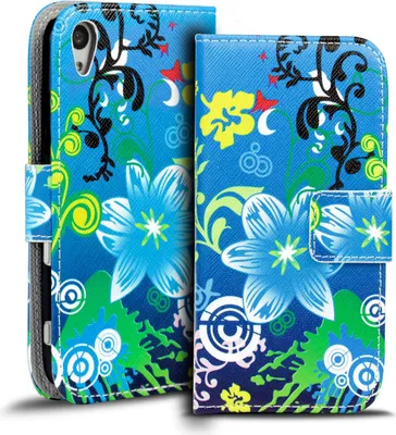 Produktbild von Handy Tasche für Sony Xperia Z3 Plus Hülle Kunstleder Motiv Schutzhülle Case