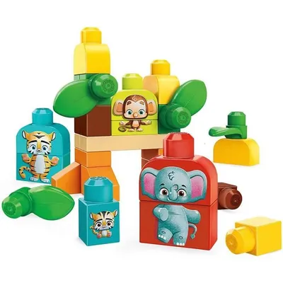Zdjęcie produktu dla MEGA BLOKS Les Eco Amis Safari - GPT75 - Klocki konstrukcyjne - 12 miesięcy i +
