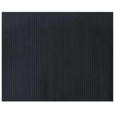 Produktbild von vidaXL Teppich Rechteckig Schwarz 80x100 cm Bambus