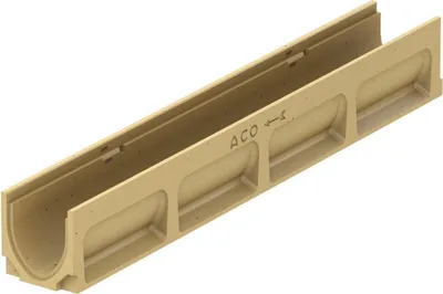 Produktbild von ACO Entwässerungsrinne Galaline Polymerbeton 1 m geschlossen