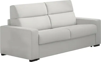 Immagine prodotto di Letino - Divano Fisso 2 Posti, 200x95x100h cm Grigio Chiaro, Sfoderabile  Italy