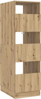 Image de Armoire à Laver avec stockage Chêne artisanal Bois d'ingénierie