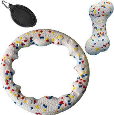Obrázok produktu pre Hračka pre psov kruh 23 cm, 2 ks, ETPU, pre žuvanie