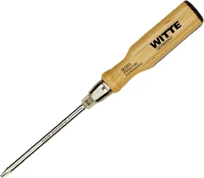 Produktbild von Kreuzschlitz-Schraubendreher 'Witte' PH-1 CRV, Hartholzheft