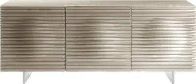 Immagine prodotto di FURNLUX Credenza Hudson Beige E Argento 180cm / Colore principale: Beige / Dimensioni: 180 x 73 x 49 cm